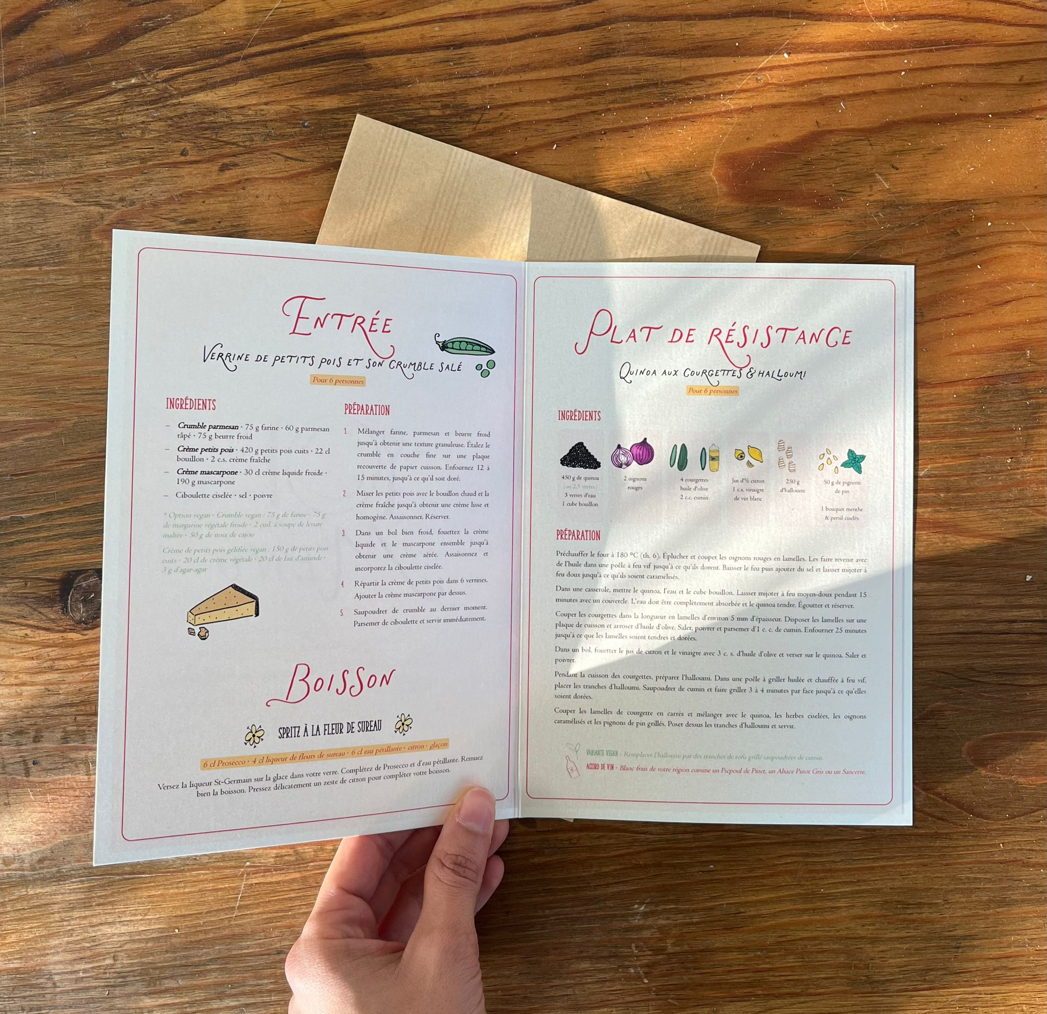 Contenu du menu mai — Les Affamé·es